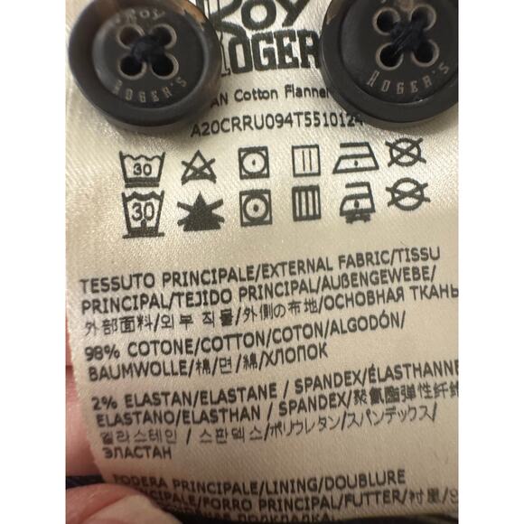 Roy Roger’s Navy Trousers – Size 34 – Made in Portugal – NWT - Picture 10 of 10